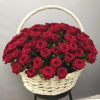 Букет Корзина с 115 розами [Артикул: 265795om]