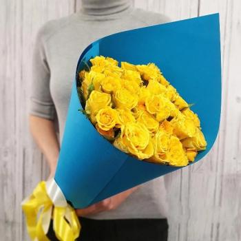 Желтые розы артикул букета  259420om